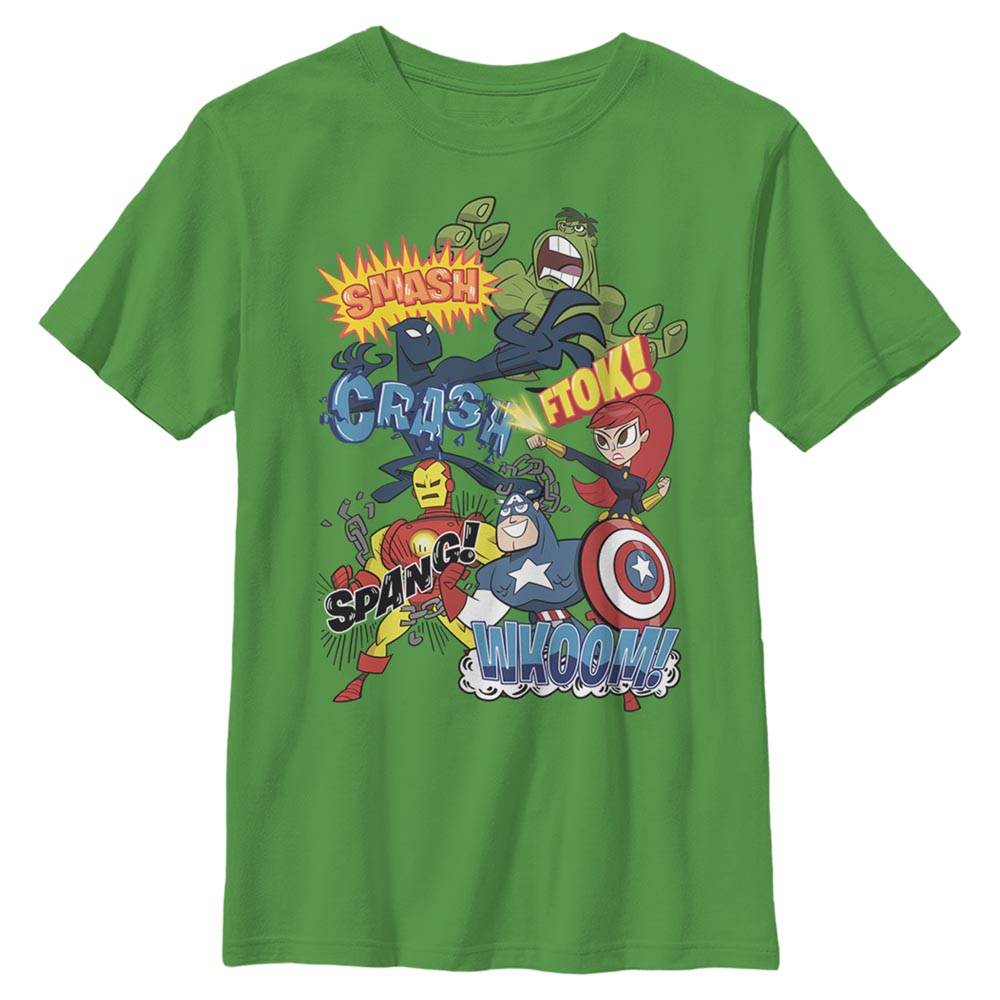 Marvel - Avengers - Avengers Sound Effects Retro - Detské Tričko