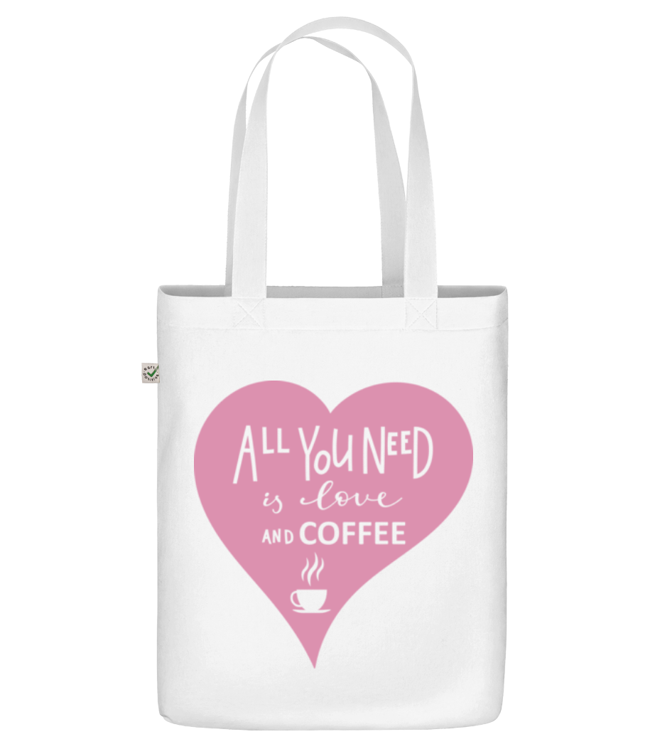 Love And Coffee · Sac en toile bio