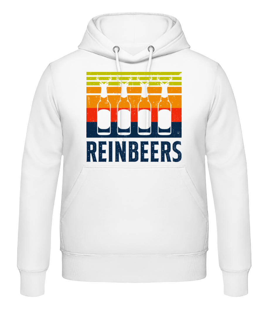 Vorschau: Reinbeers - Männer Hoodie - Weiß - Vorne