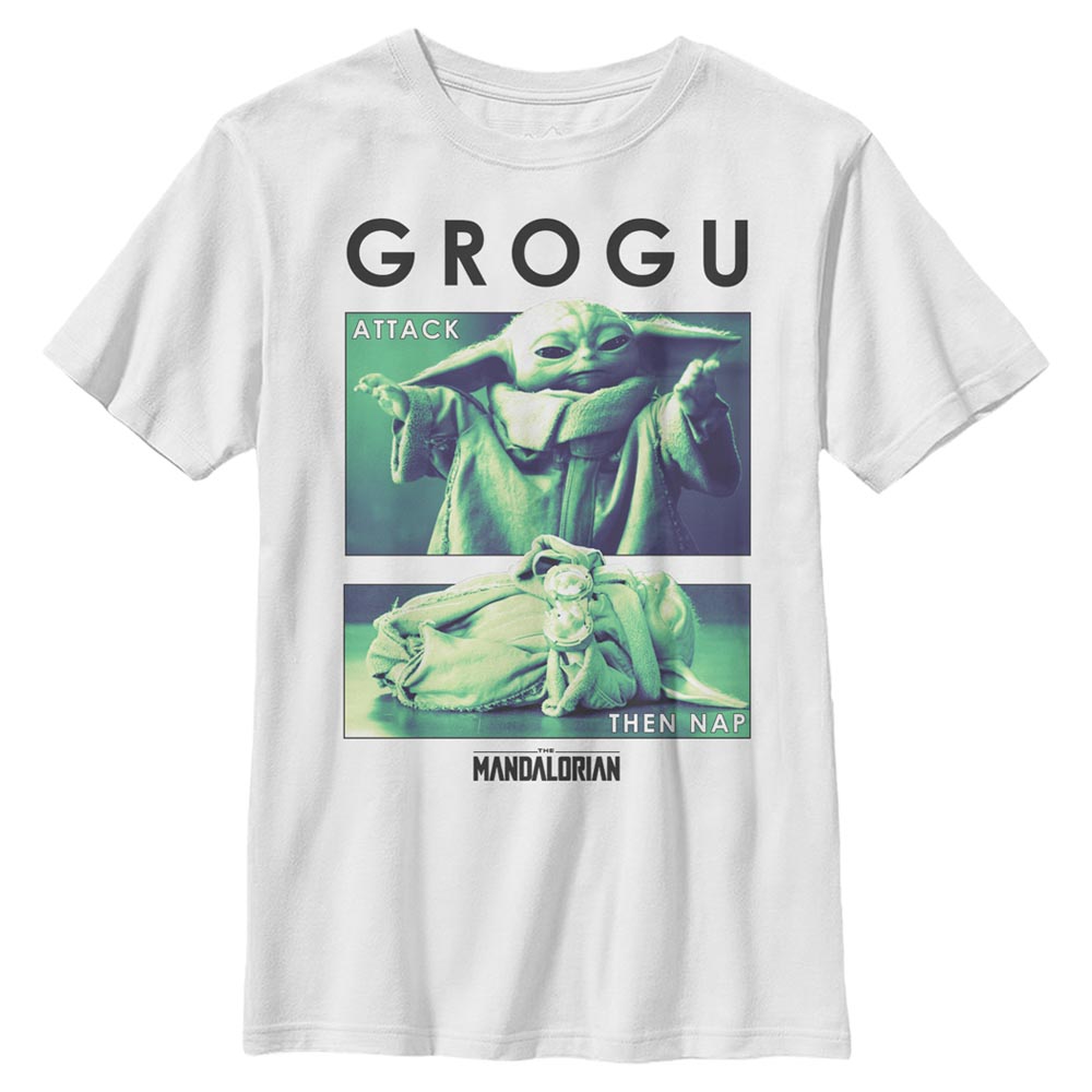 Star Wars - The Mandalorian - Grogu MandoMon Epi6 Check Levels - Enfant T-shirt