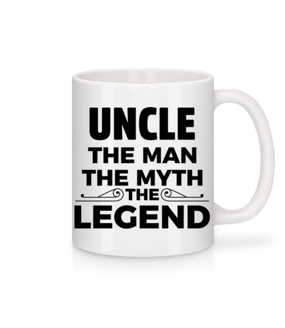 Uncle The Man The Legend · Mug en céramique blanc