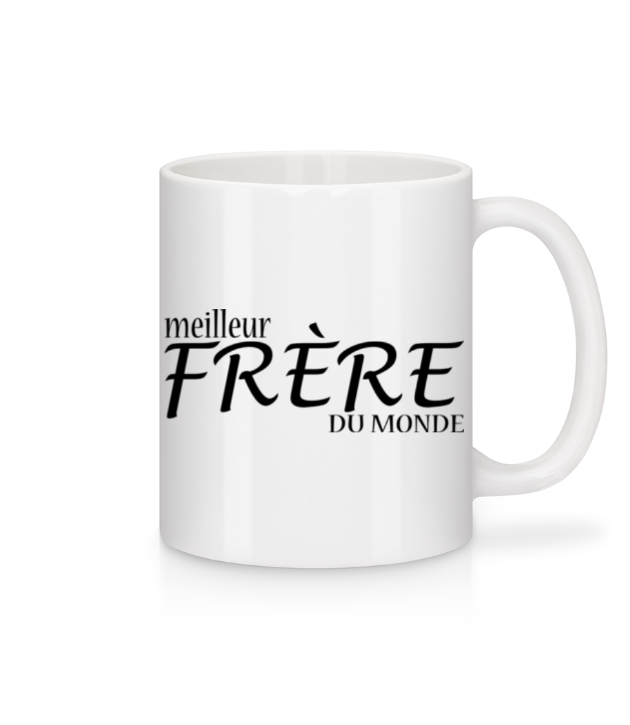 Meilleur Frère Du Monde · Mug en céramique blanc