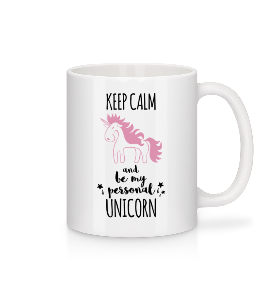 Be My Personal Unicorn - Mug en céramique blanc - Blanc - Devant
