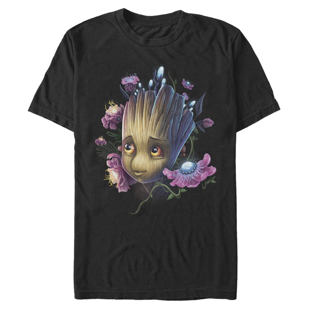 Marvel - Les Gardiens de la Galaxie - Groot Flowers - Homme T-shirt
