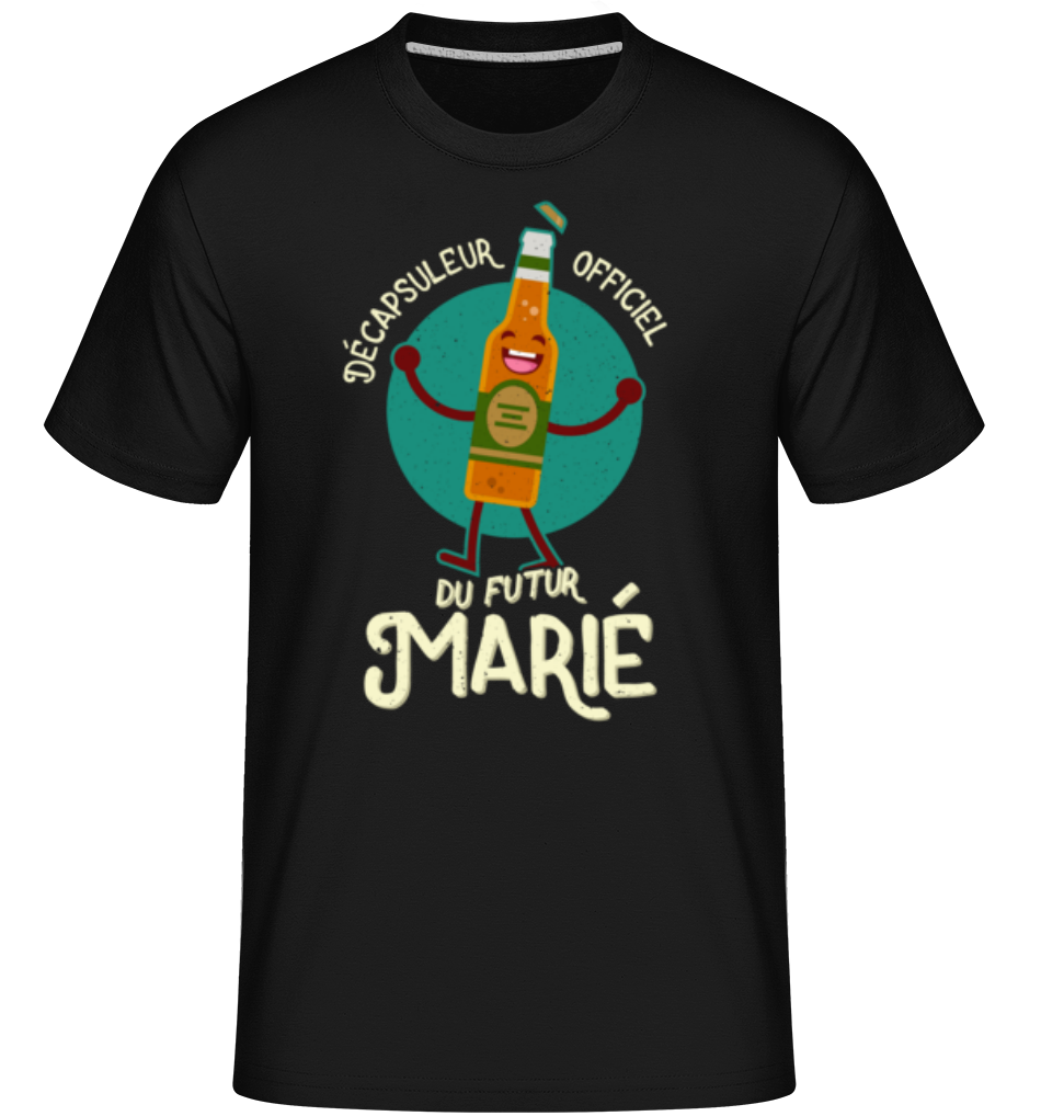 Décapsuleur Officiel Du Futur Marié ·  T-Shirt Shirtinator homme