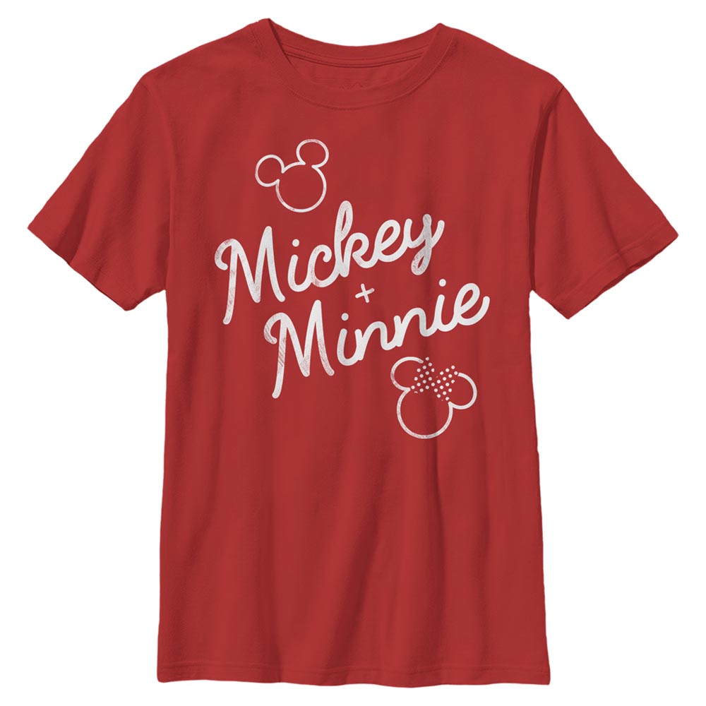 Disney - Mickey Mouse - Mickey et Minnie Signed Together - Enfant T-shirt
