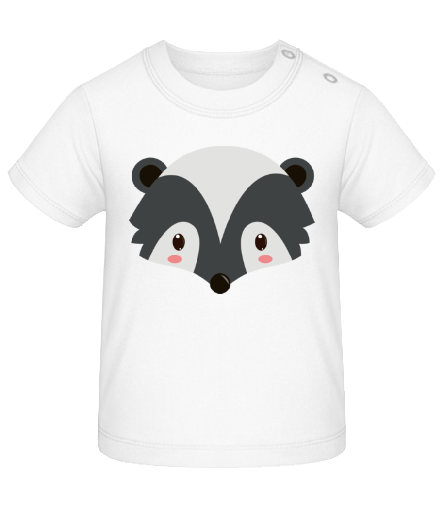 Raton Laveur Comic - T-shirt Bébé - Blanc - Devant