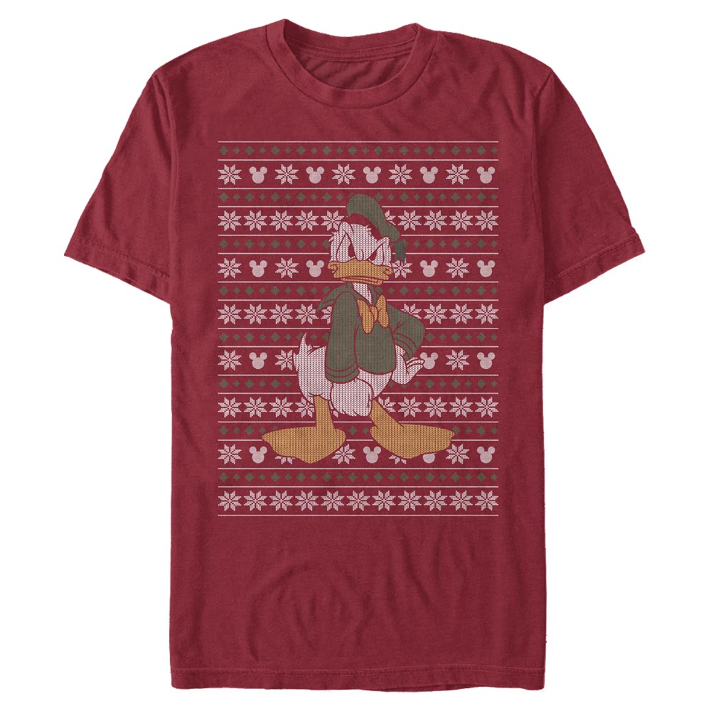 Disney Classics - Mickey Mouse - Donald Duck Donald Sweater - Christmas - Homme T-shirt