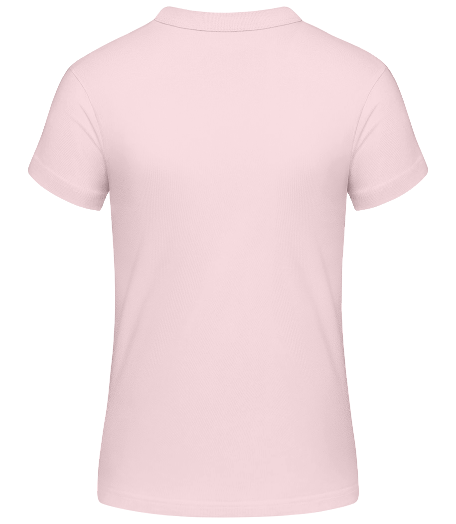 Aperçu: Paris Dessin Tour Eiffel Art - T-shirt standard Femme - Rose - Derrière