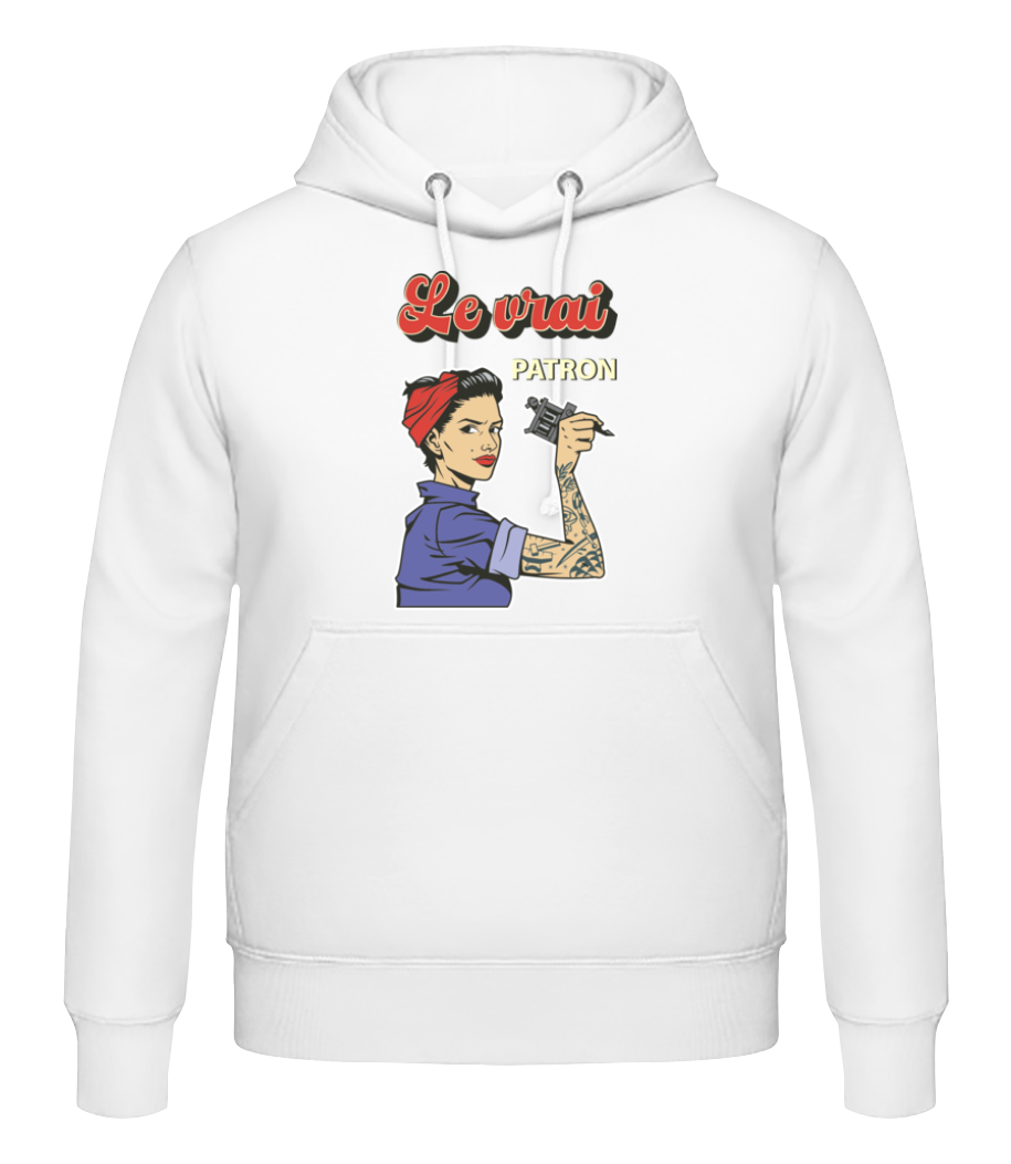 Le Vrai Patron · Sweat à capuche Homme