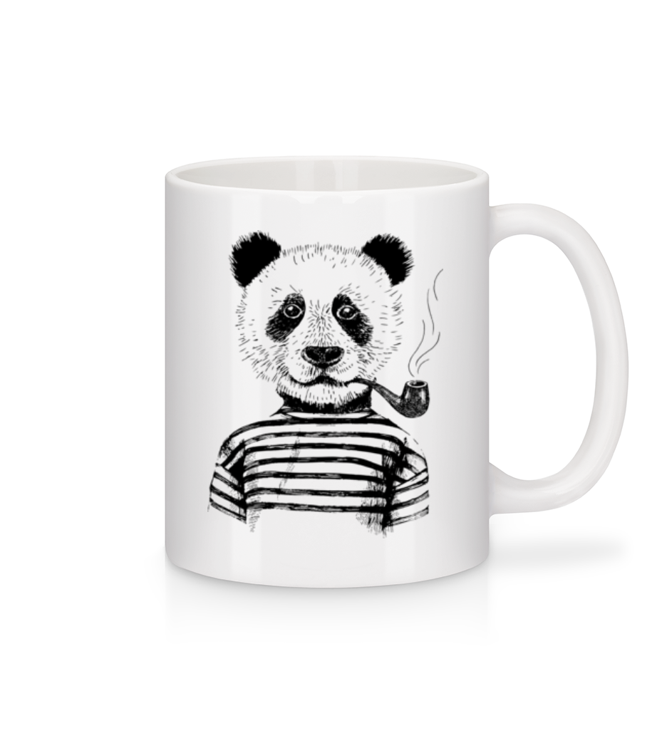 Hipster Panda · Mug en céramique blanc