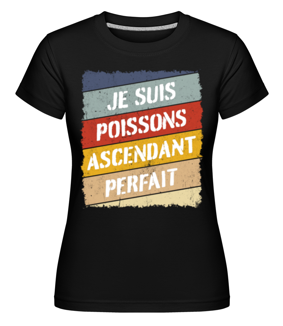 Je Suis Poissons Style Rétro ·  T-shirt Shirtinator femme