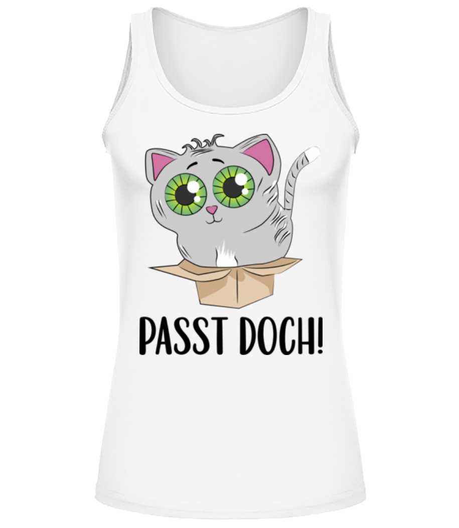 Katze Im Karton – Passt Doch · Frauen Tank Top