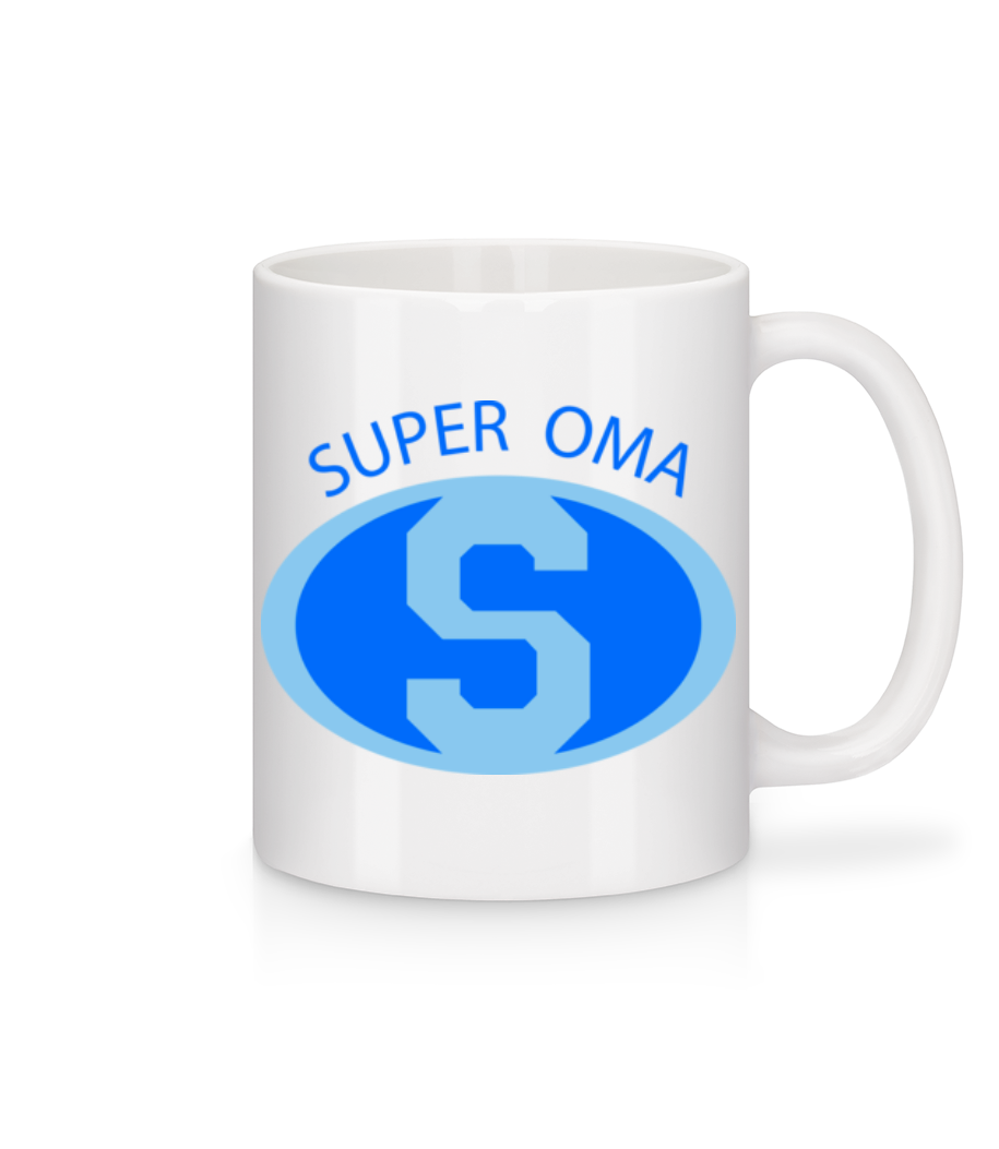 Super Oma - Tasse - Weiß - Vorne