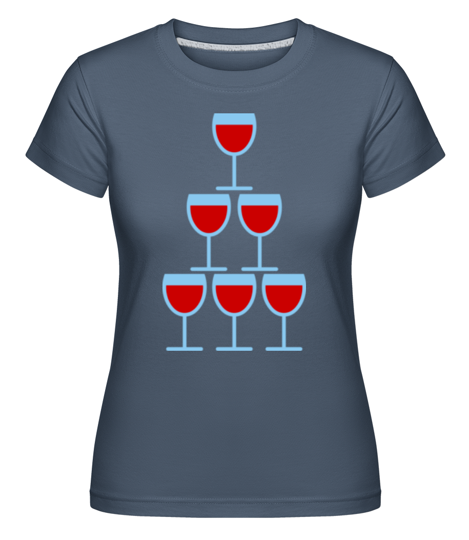 Wine Glasses Icon ·  T-shirt Shirtinator femme