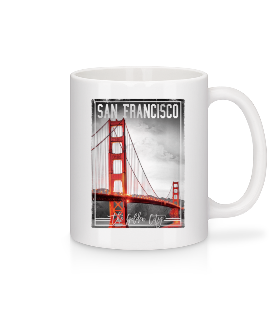 San Francisco Golden City · Mug en céramique blanc