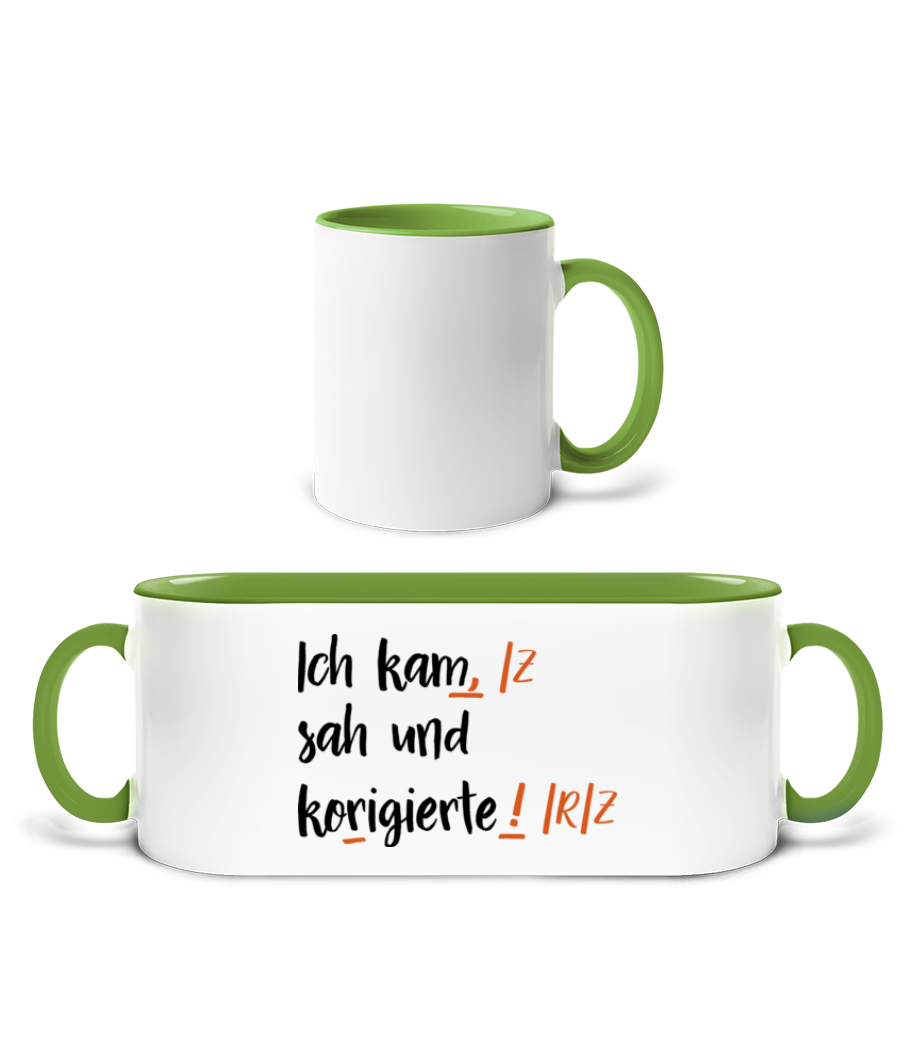 Weiß / Apfelgrün
