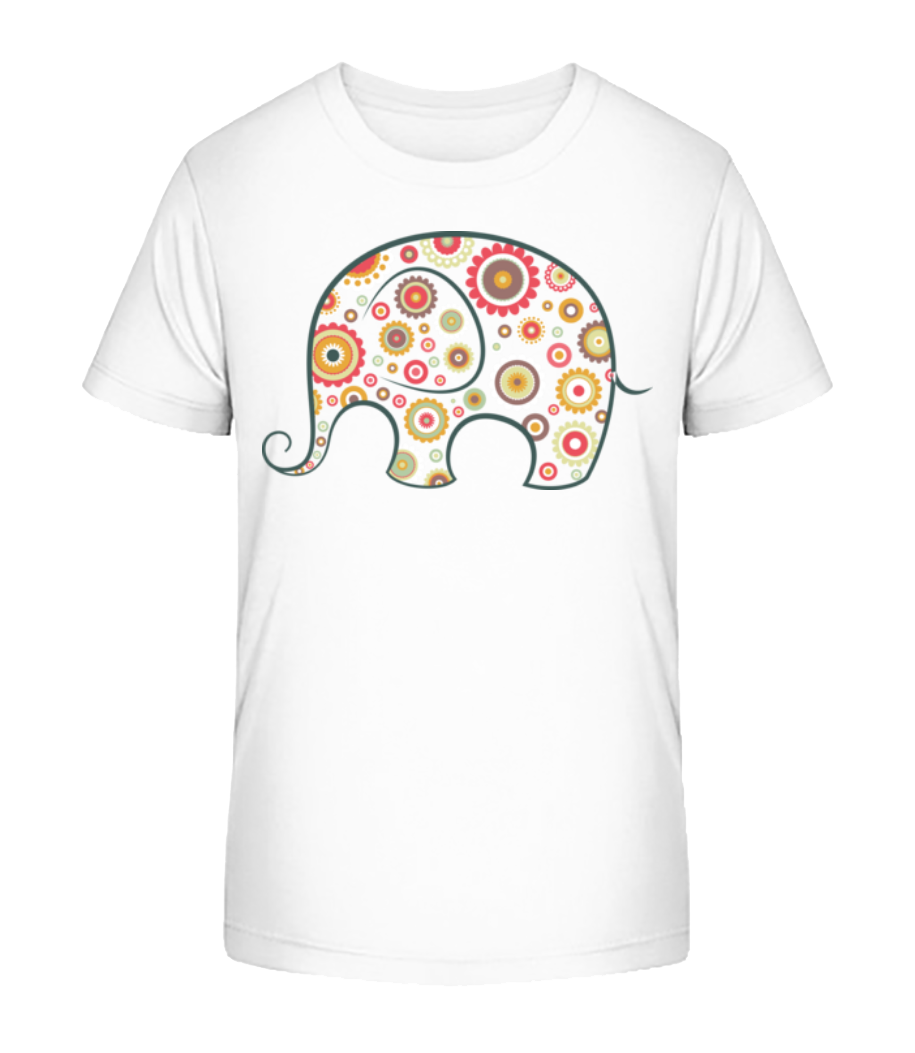 Elephant Kids Comic - T-shirt bio Enfant Stanley Stella 2.0 - Blanc - Devant
