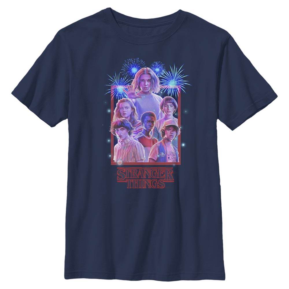 Netflix - Stranger Things - Photo de groupe Stranger Box - Enfant T-shirt