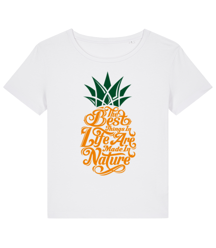 Aperçu: The Best Things In Life 2 - T-shirt bio Femme Stanley Stella 2.0 - Blanc - Devant