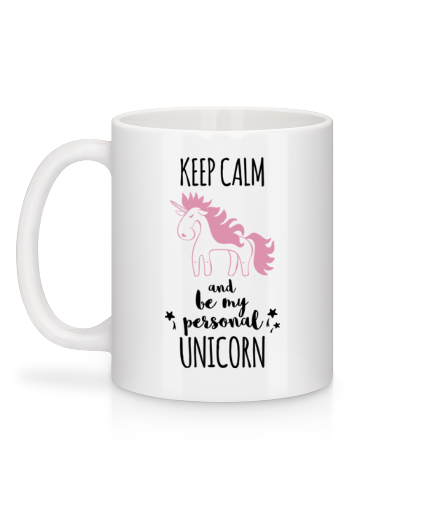Be My Personal Unicorn - Mug en céramique blanc - Blanc - Derrière