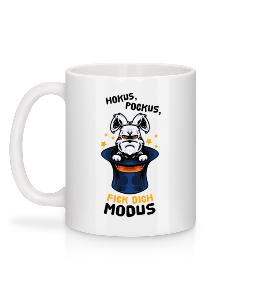 Hokus Pokus Fick Dich Modus - Tasse - Weiß - Hinten