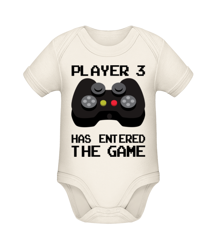 Player 3 Entered The Game · Body manches courtes bio