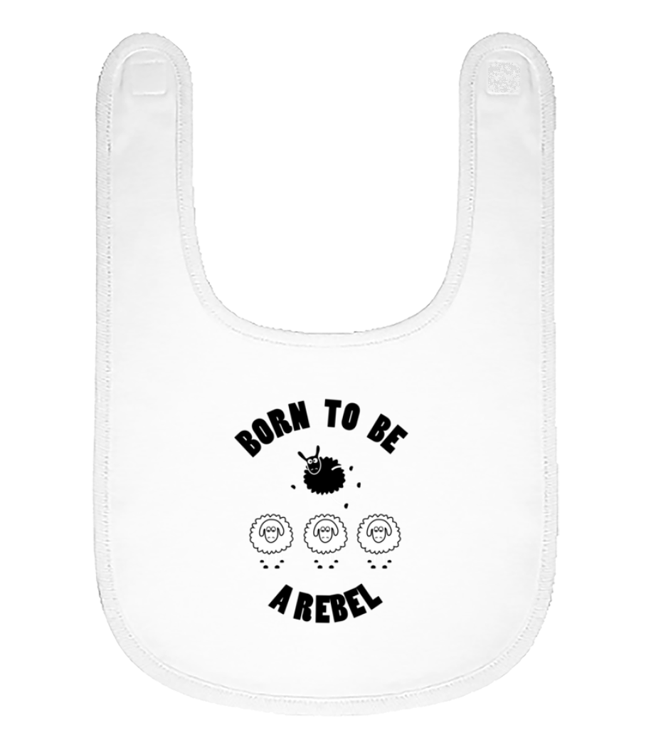 Born To Be A Rebel · Bavoir Bébé bio