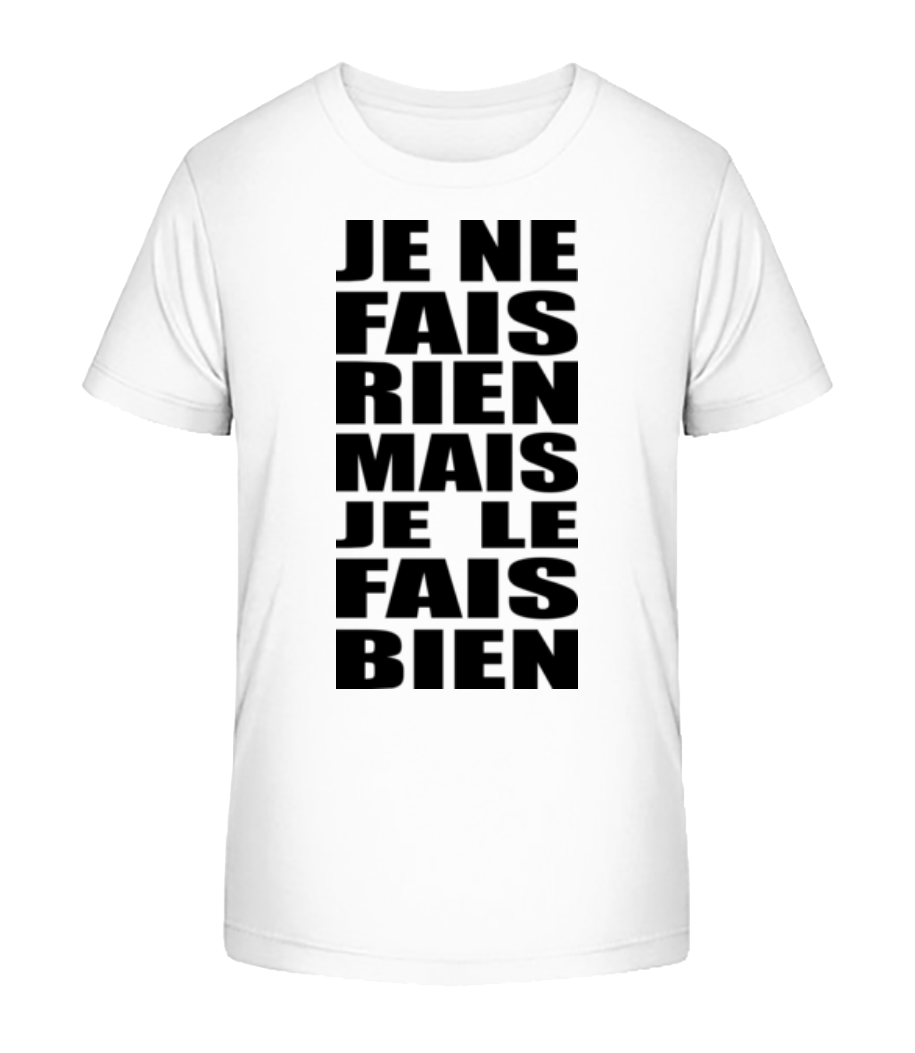 Je Le Fais Bien · T-shirt bio Enfant Stanley Stella 2.0