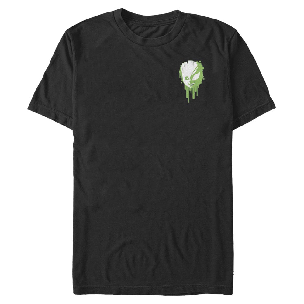 Aperçu: Marvel - Groot Venomized Badge - Homme T-shirt - Noir - Devant
