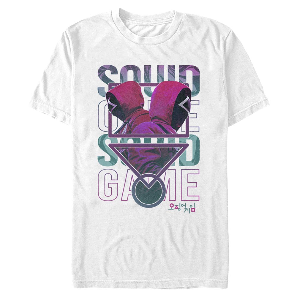Netflix - Squid Game - Guard Symbol With Stacks - Homme T-shirt