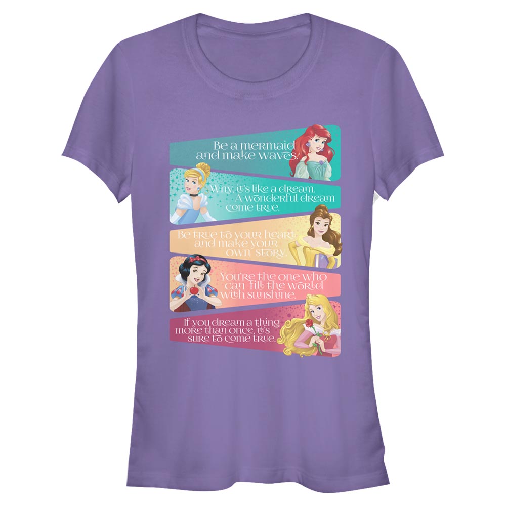 Disney - Princesses Disney - Photo de groupe Princess Adjectives - Femme T-shirt