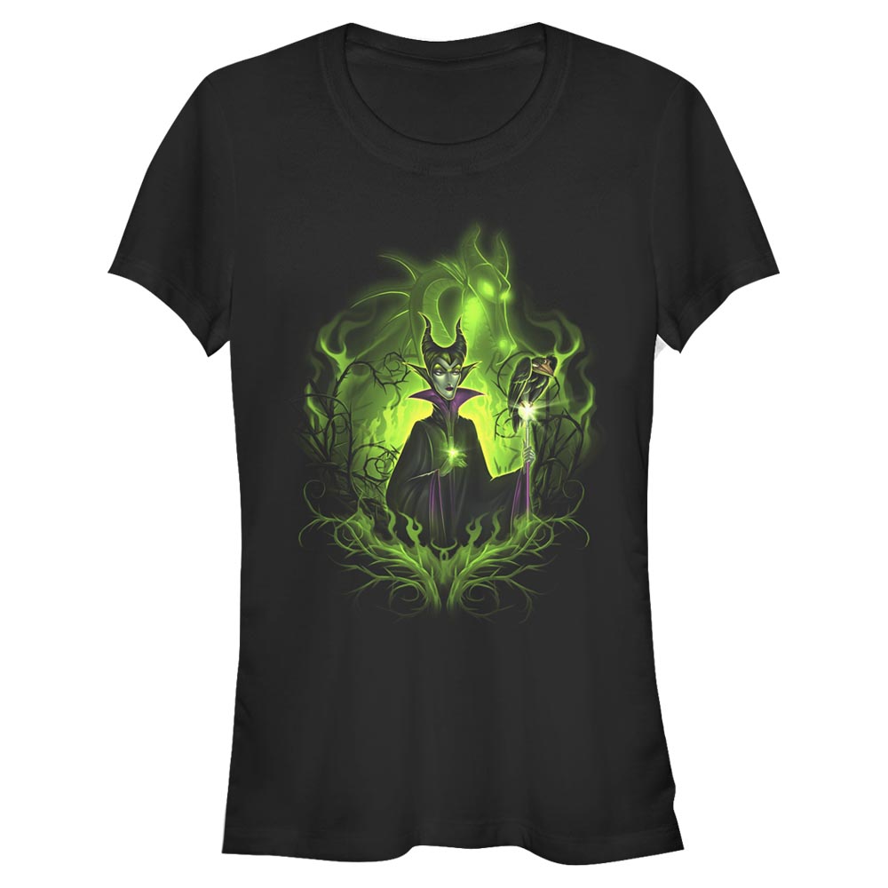 Disney - Sleeping Beauty - Maleficent Dark Fairy - Femme T-shirt - Noir - Devant
