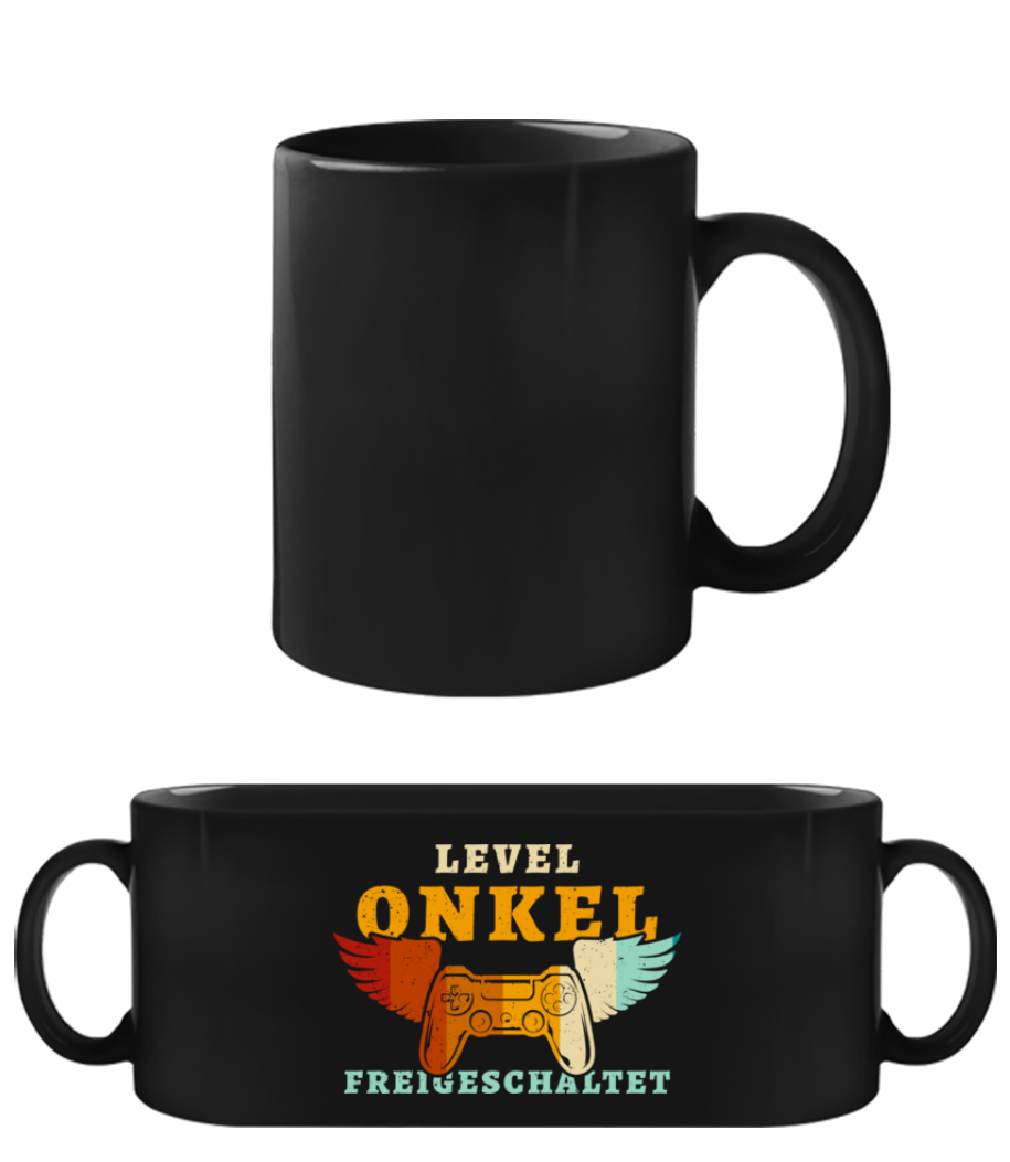 Level Onkel · Schwarze Tasse