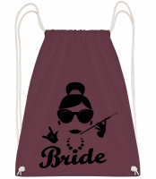 Bride - Sac à dos Drawstring - Bordeaux - Vorn