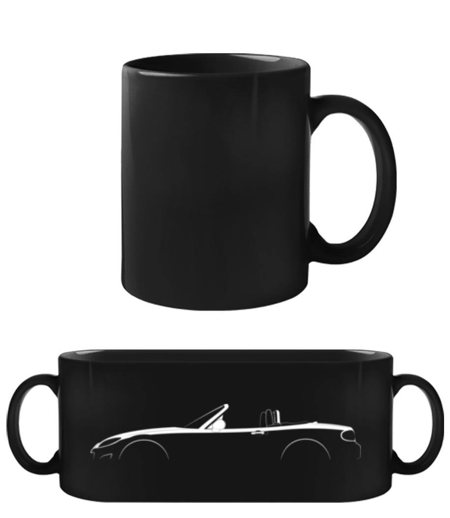 'Mazda MX-5 Miata NC' Silhouette · Tasse Noire