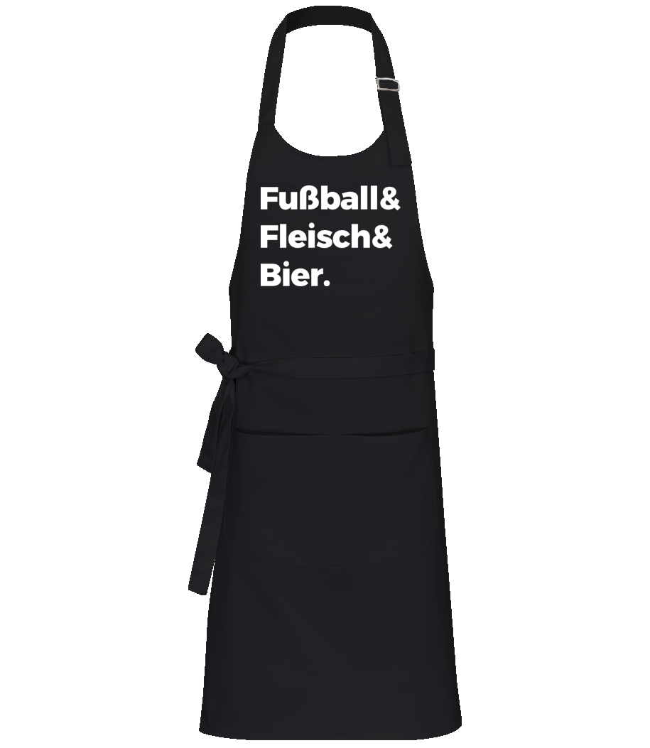 Fußball Fleisch Bier · Profi Kochschürze