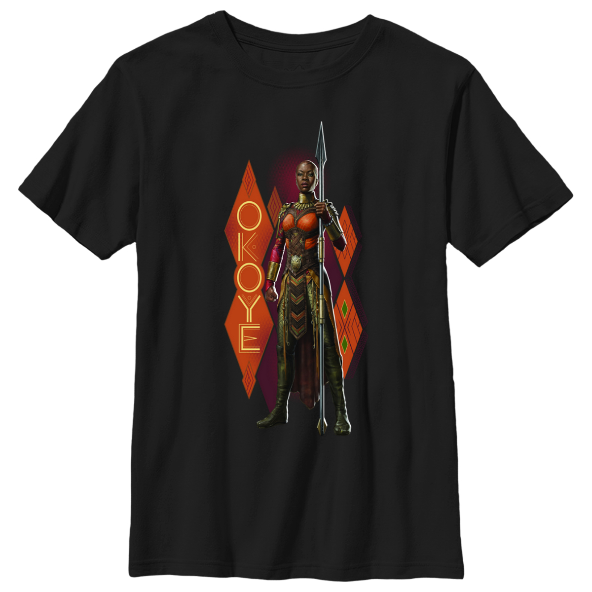 Marvel - Panthère noire Wakanda pour toujours - Okoye Pattern - Enfant T-shirt