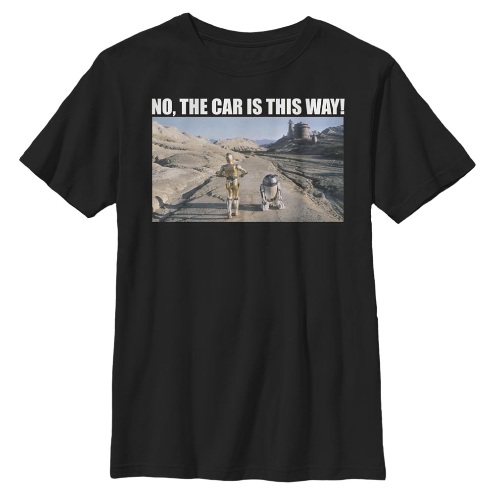 Star Wars - R2-D2 & C-3PO Where's The Car - Enfant T-shirt