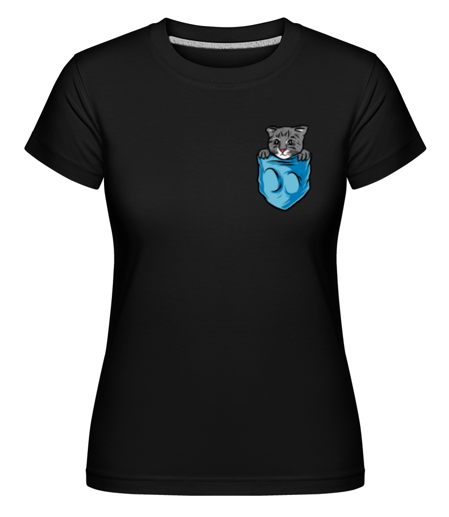 Chat De Poche De Poitrine ·  T-shirt Shirtinator femme