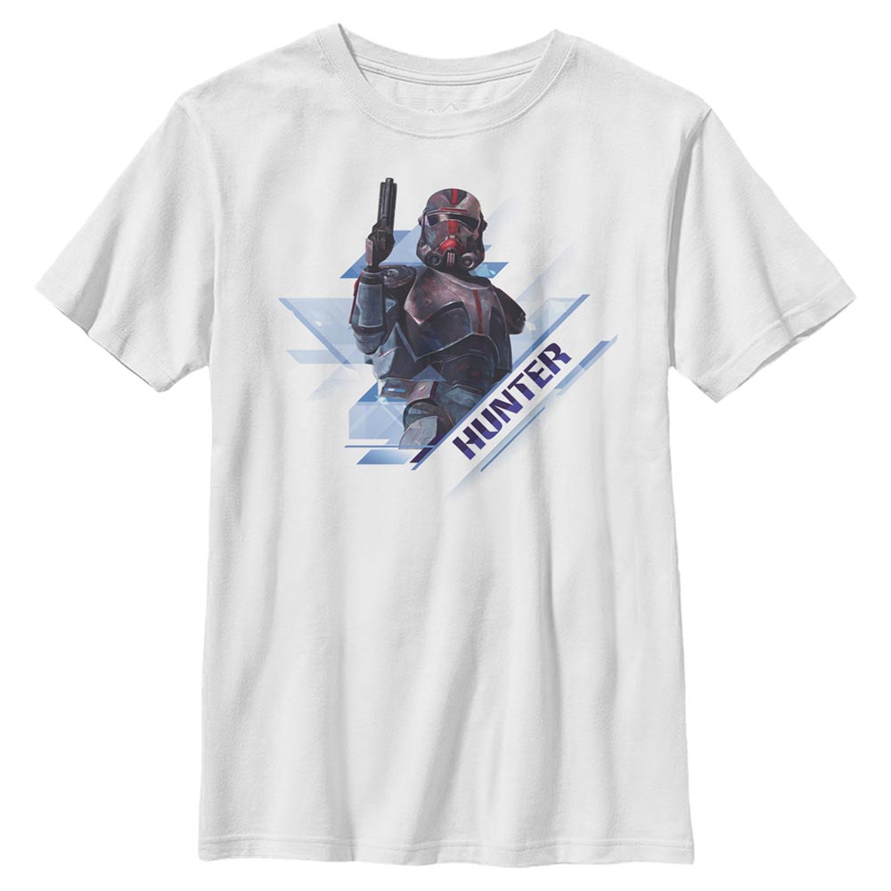 Star Wars - The Clone Wars - Hunter Angled - Kinder T-Shirt