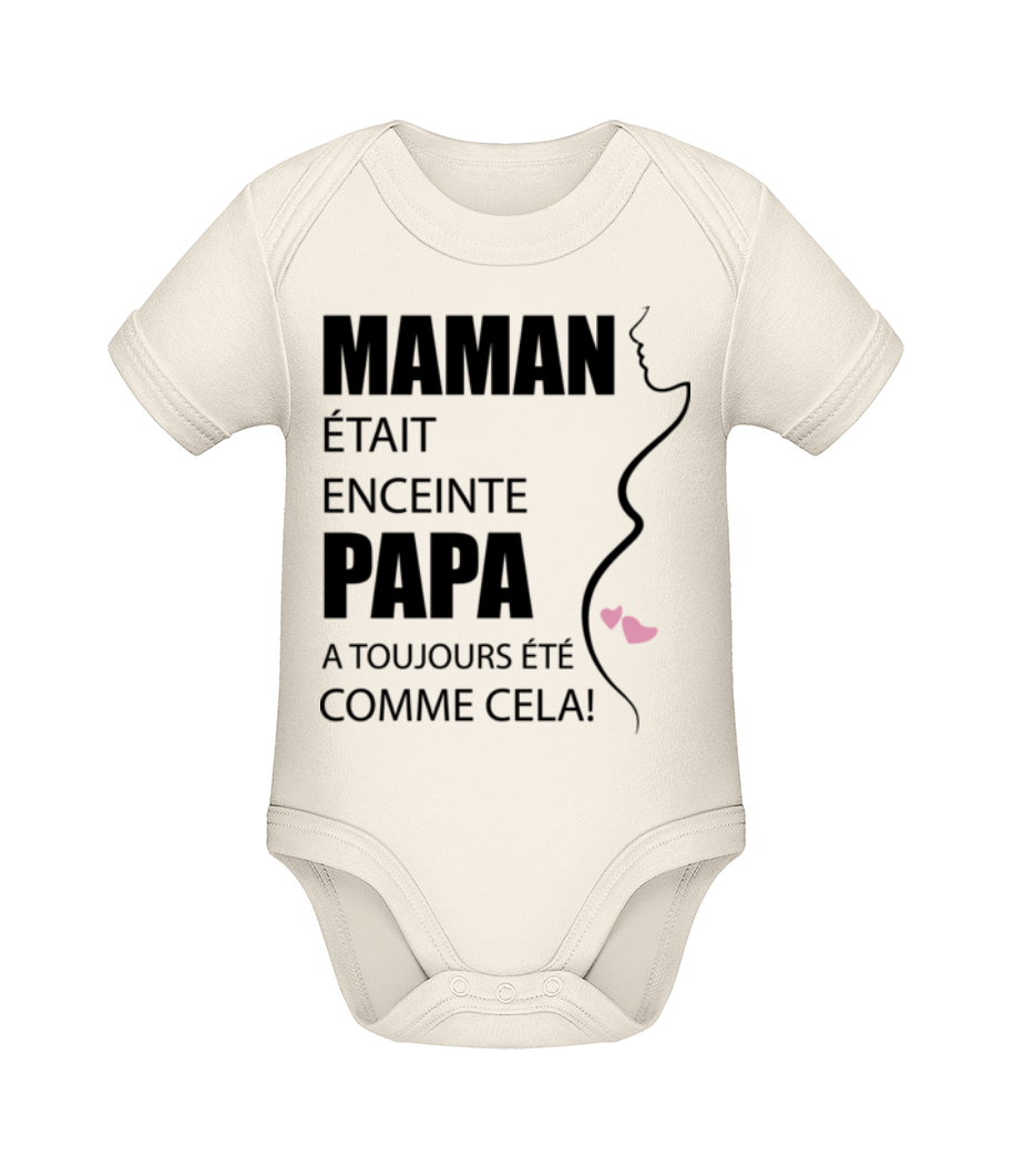Maman Était Enceinte · Body manches courtes bio