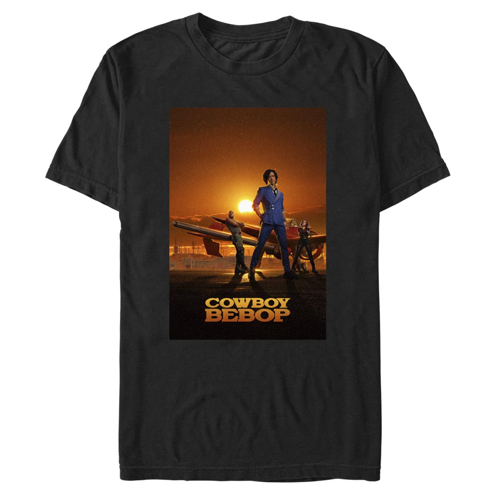 Netflix - Cowboy Bebop - Photo de groupe Sunset Poster - Homme T-shirt
