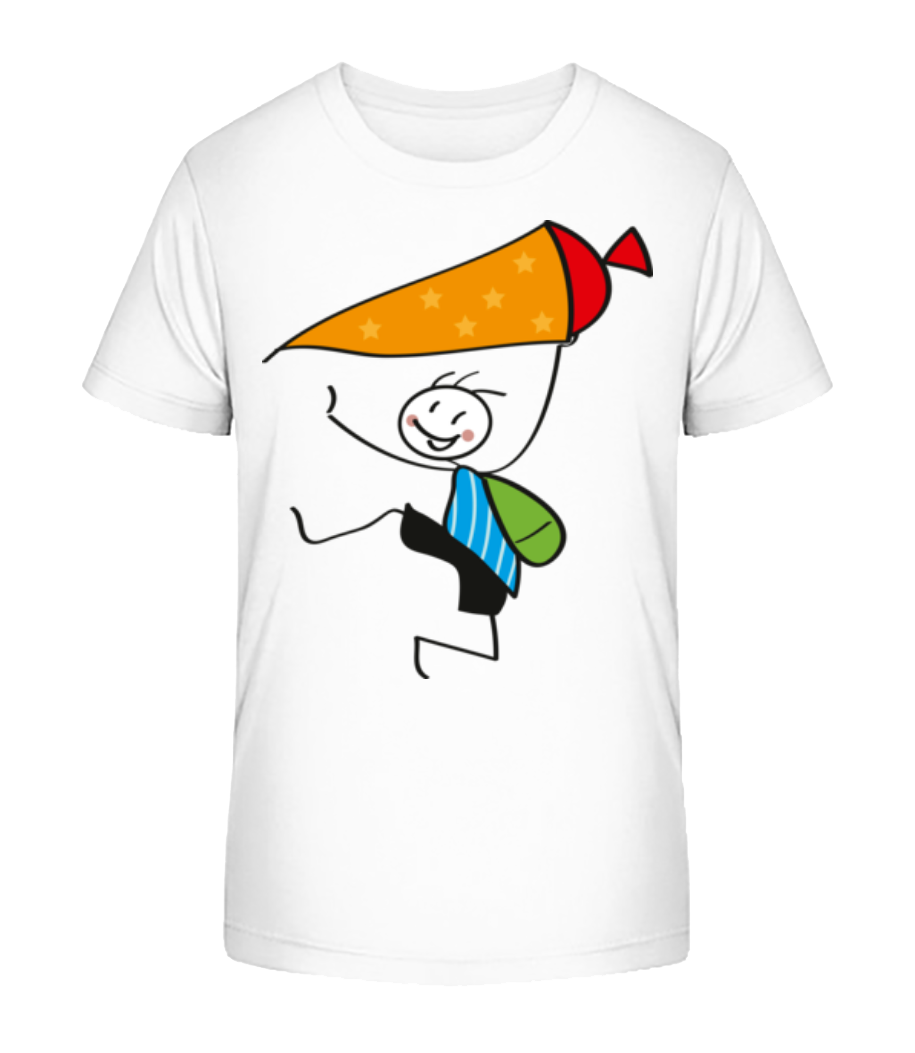Kind Mit Sternchen-Schultüte · Kinder Bio T-Shirt Stanley Stella 2.0