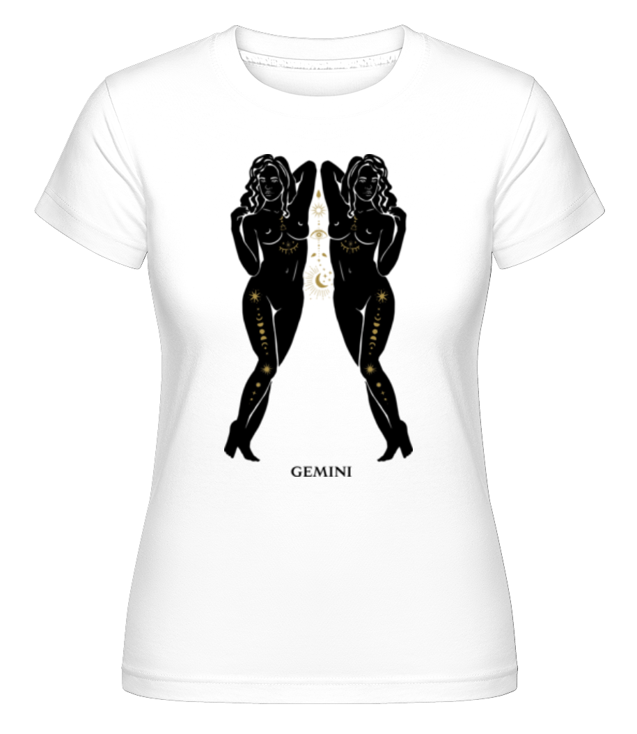 Female Zodiac Sign Gemini ·  T-shirt Shirtinator femme