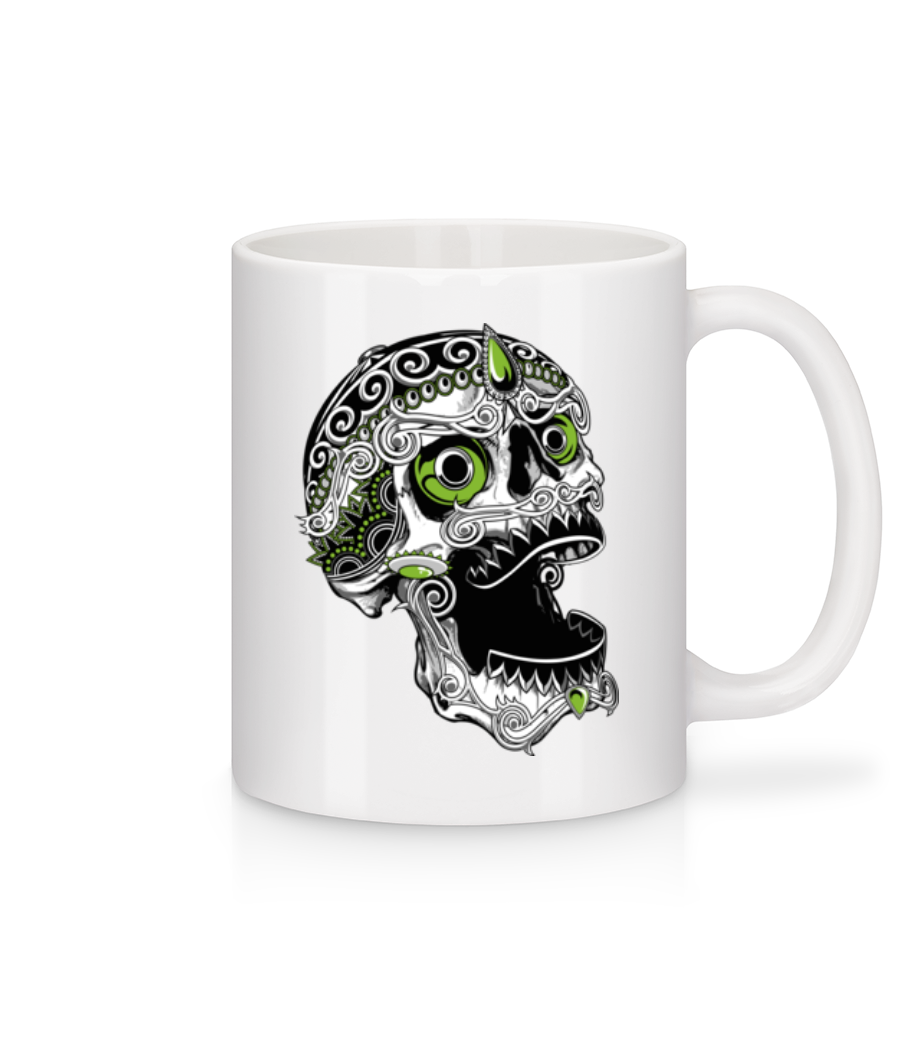 Crâne Cool · Mug en céramique blanc