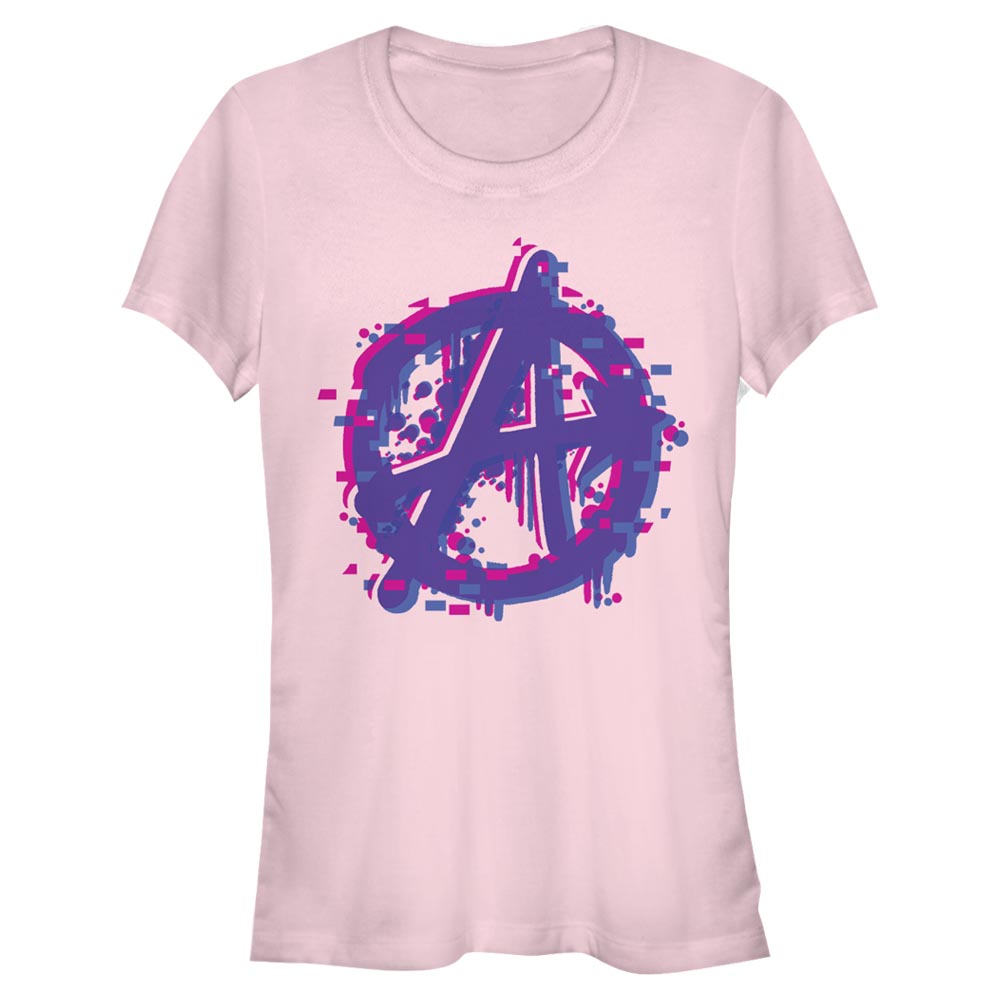 Marvel - Logo Avengers Glitch Icon - Femme T-shirt