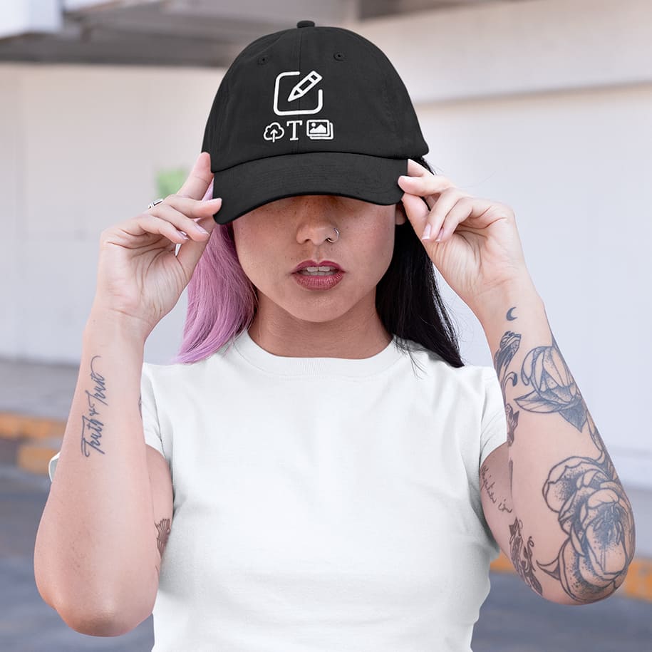 Casquette de baseball FlexFit - Noir