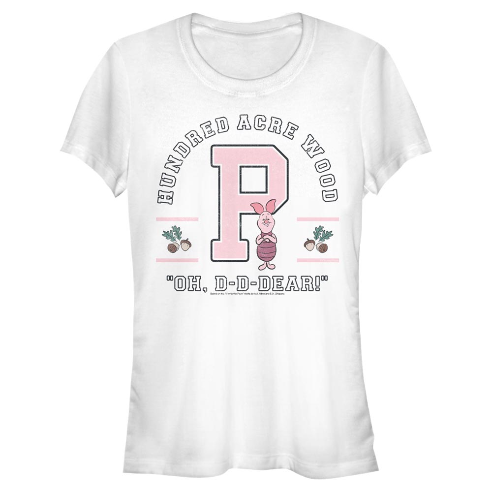 Disney Classics - Winnie l'ourson - Porcinet Collegiate - Femme T-shirt