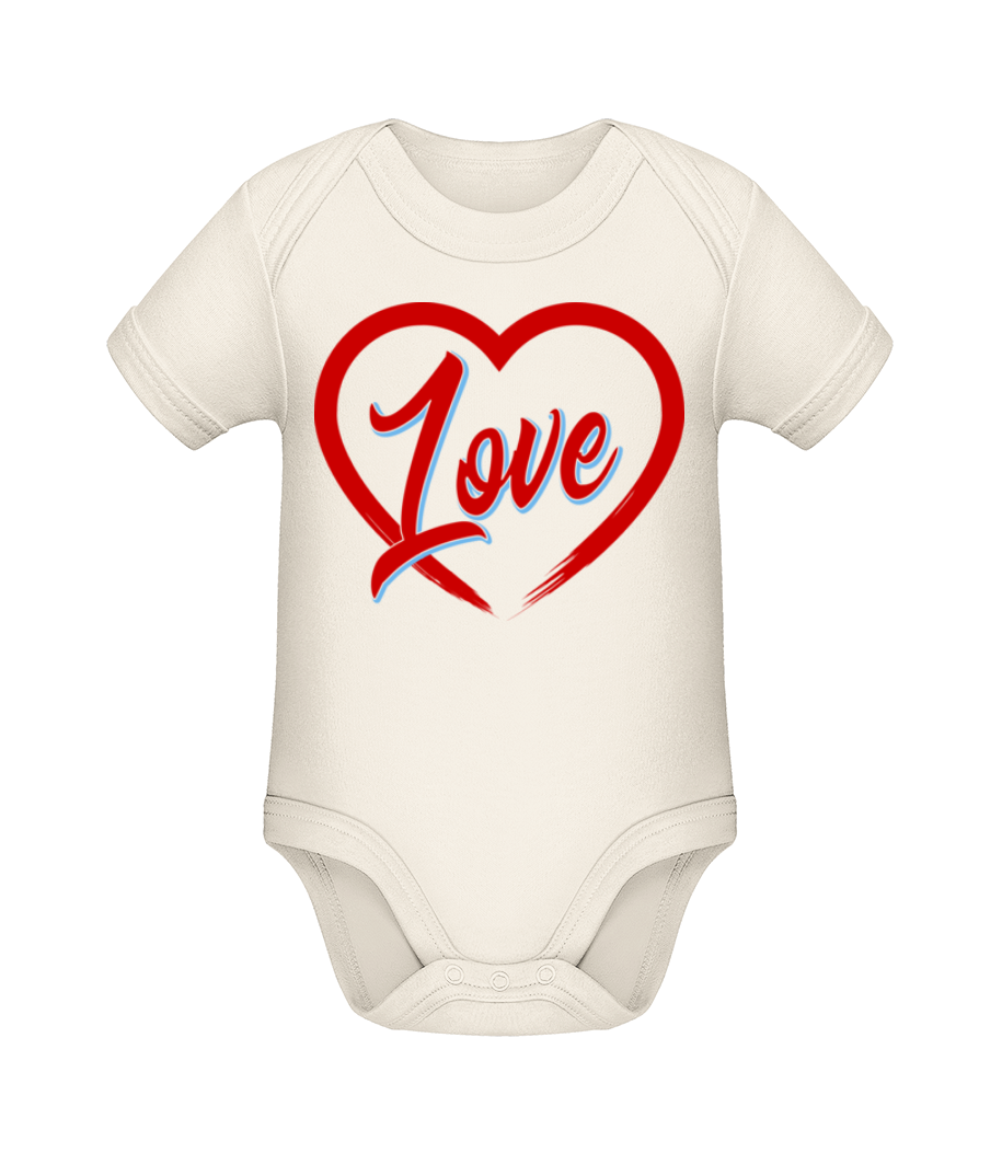Heart Love · Body manches courtes bio